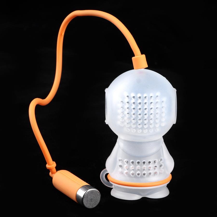 Innovative Diver Shape Silicone Tea Infuser Strainer Filter Home Tea Making for Brewing Device Herbal Spice Filter Kitchen Tool