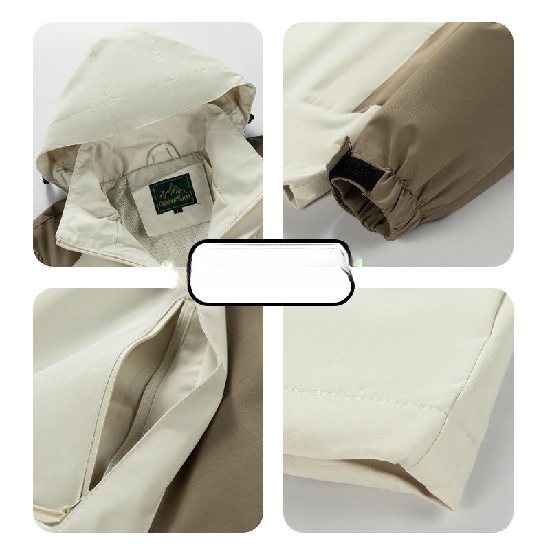 Spring New Casual Jacket Men's Spring Trend Waterproof Outdoor Jacket Men's Clothing