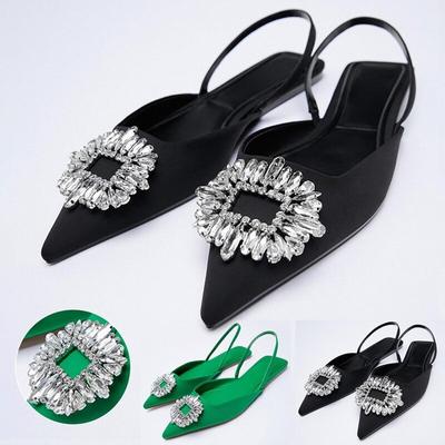 Sommer-Damenschuhe, rosafarbene Hochzeitsschuhe, mit Pailletten, freiliegende Dokumentarfilmschuhe