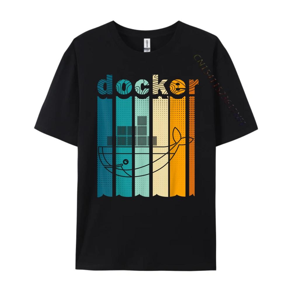 Docker Linux Devops Programming Coding Computer Scientist Graphic Tees Men Camisetas St Patrick's Day