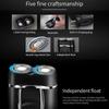 FS711 Men'S Double Head Shaver Double Floating Razor Independent Floating Shaving & Hair Removal Men Gift (Retractable US Plug)