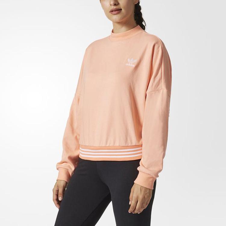 Women's Sweatshirt Adidas Originals Sweatshirt Women's Orange