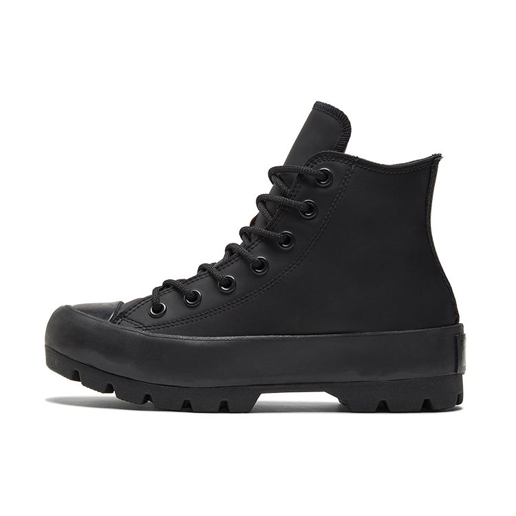 Converse Chuck Taylor All Star Lugged Canvas Fashion Versatile High Top Lifestyle Casual Shoes Women Sneaker Midnight-Black 573064C