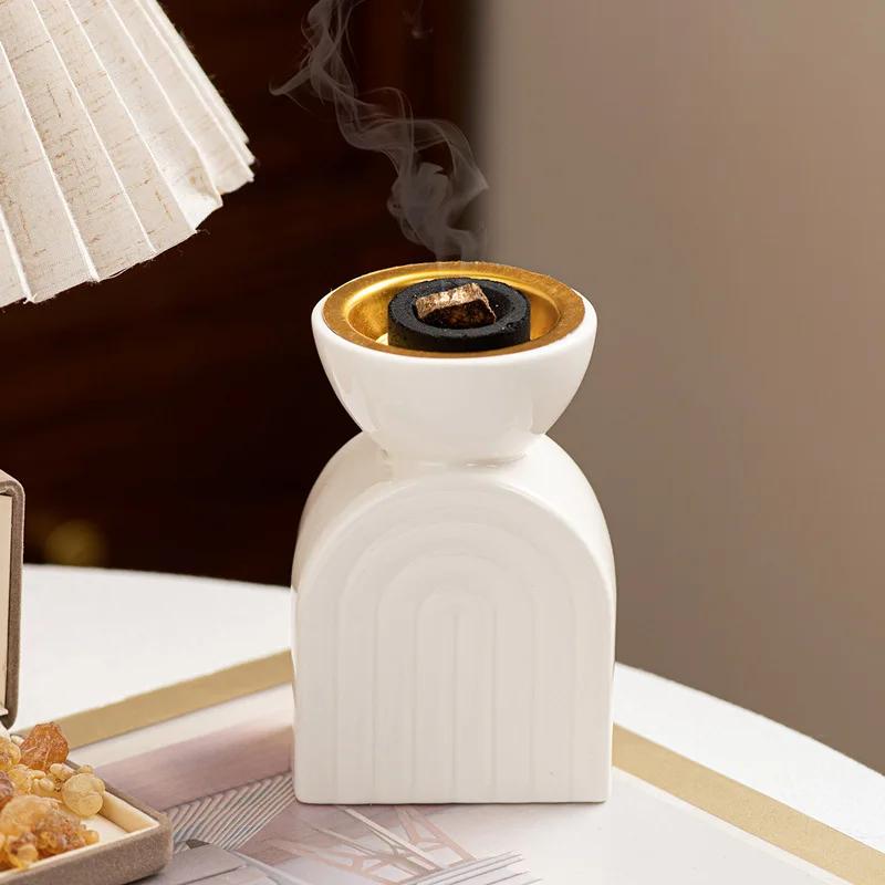 Modern Simple Nordic Arch Aromatherapy Burner Middle East Arabic Festival Incense Home Decoration Ornaments Incense Sticker Item