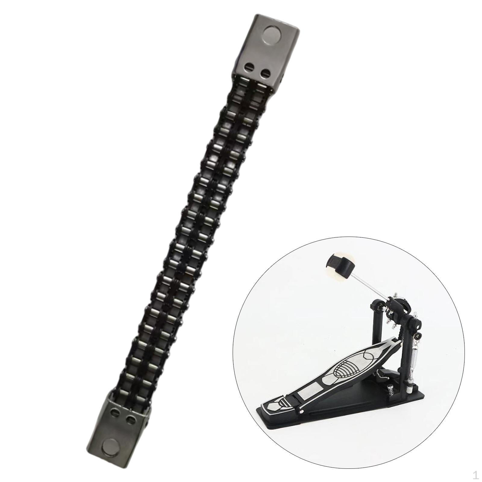 

Bass Drum Pedal Chain Foot with Connector Connecting Easy to Install