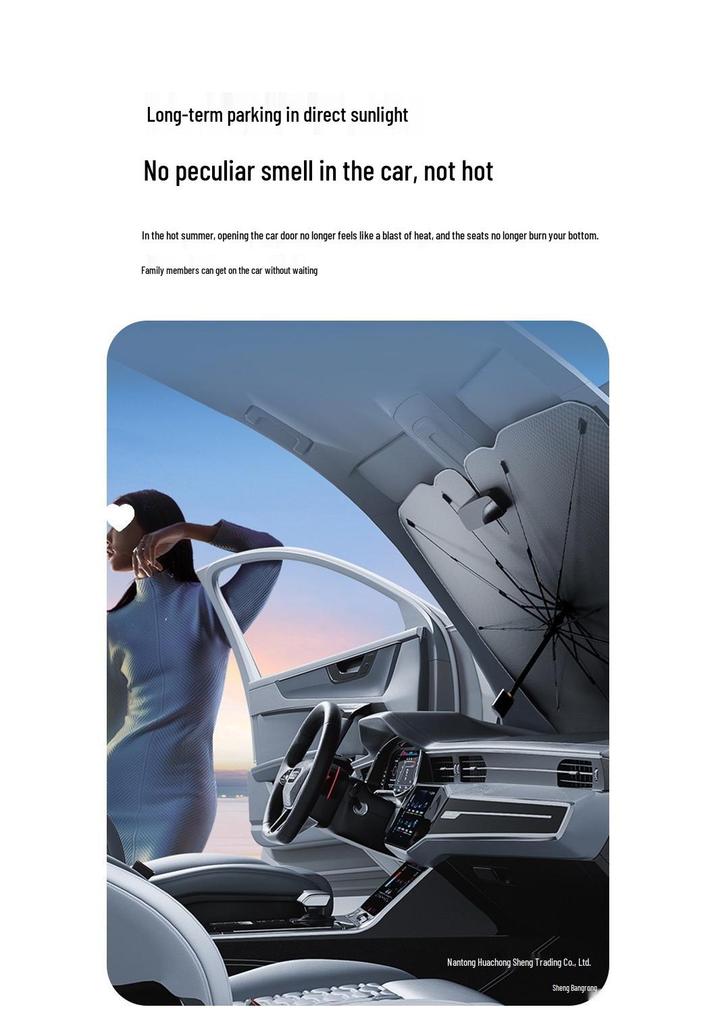 Car Windshield Sunshade - Heat Protection & Insulation