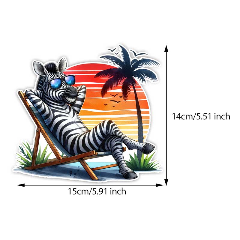 

Car Sticker Cute Summer Animal Decal Vinyl Detachable Waterproof Outdoor Car Bumper Window Notebook Computer Decoration Car Accessories TM350 A-15cm Longest Side