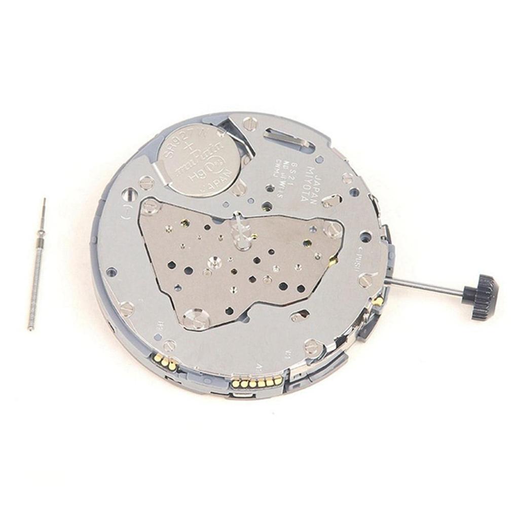 Tykk Kvarts Urverk Reparasjon Urverksbytte for MIYOTA 6S21 Ytre Diameter 4.9mm 34.6mm