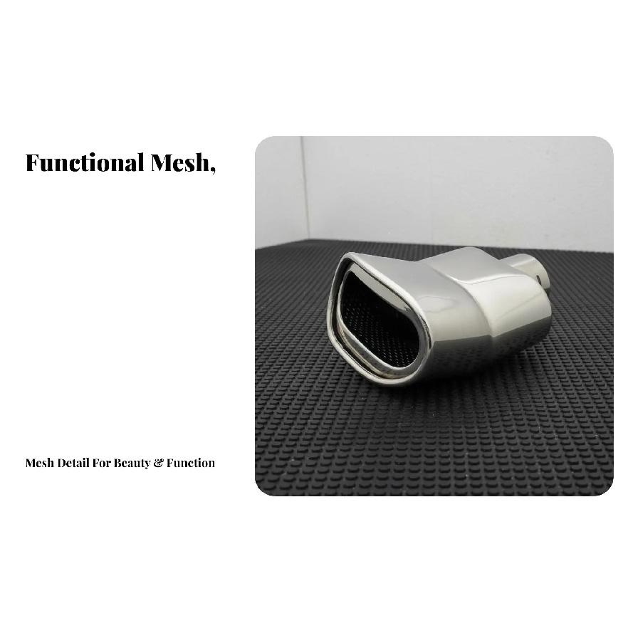 Stainless Steel Exhaust Tip Noise Reduction Stainless Steel Acoustic Damper Tip Universal Tailpipe Cover