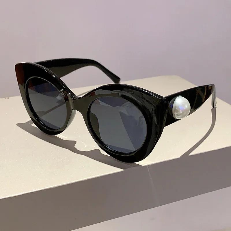 Fashion Vintage Oversized Cat Eye Sunglasses Women For Female Sun Glasses Punk Shade Luxury Brand Designer Sexy Eyeglasses UV400