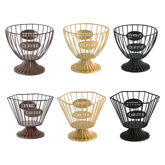 Coffee Capsule Storage Bowl Large Capacity Espresso Pods Organizer Countertop Coffee Capsule Holder for Snacks Candies Coffee Bar