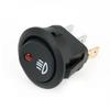 1 Pc On Off Rocker Switch Red Led Fog Light Lamp Symbol Car Van Truck 23mm DC 12V 20A ABS Plastic Fit For Car Van Truck Battery Switches5