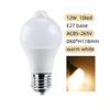Human Body Sensing LED Light Bulb 220V 110V 12W 18W Smart Bulb Motion Activated ON/OFF Home Lights Lamp with Motion Sensor
