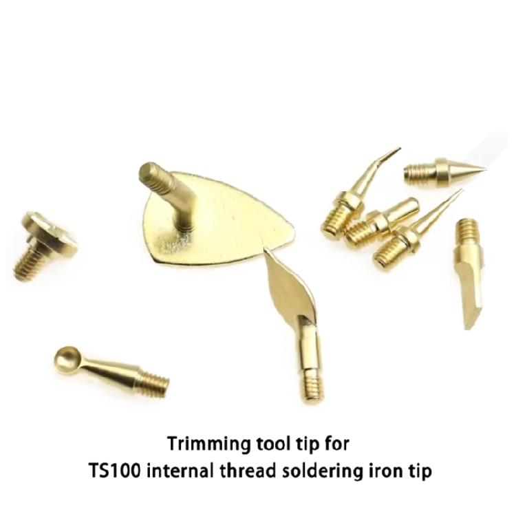 Corrosion Resistant  Precise Machined Brass Soldering Tip For Secure Heat Insertion Nut Mounting In Electronics Assembly