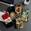 Egypt Nefertiti Anubis Ankh Kemet Pharaoh Flag Cover for Motorola Moto G06 G86 G57 G14 G34 G24 A54 G15 G17 Power G77 G87 Case