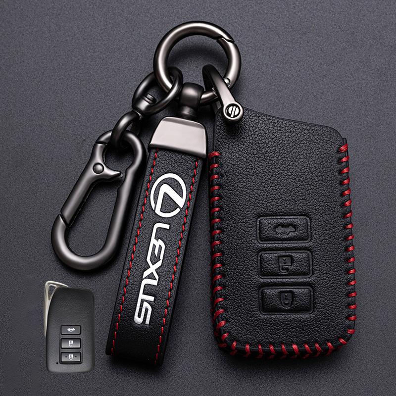 Leren Afstandsbediening Sleutelhoes Fob Case Houder Shell voor Lexus NX 200 NX300H RX 350 450H ES 350 ES 300h Auto Sleutelhanger Accessoires