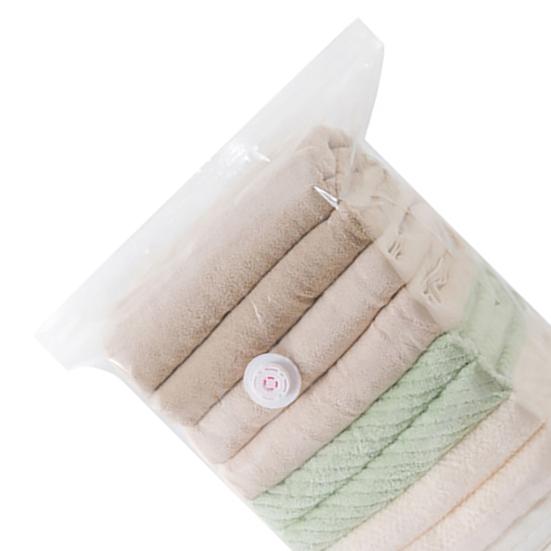 No Pump Vacuum Storage Bags Durable Reusable Oversized Cube Design Easy Compression Saves