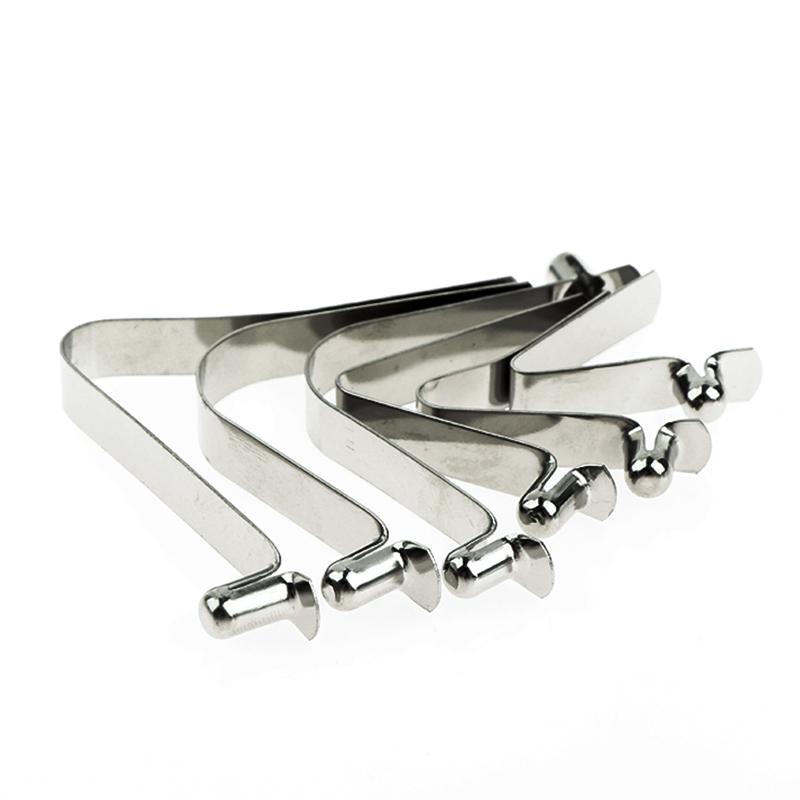 10Pcs V-Shaped Spring Buckle 6Mm Spring Buckle Steel Sheet Vertical Spring Sheet V-Shaped Positioning Spring Sheet