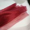 Stiff Shape Pleated Mesh Fabrics DIY Wrinkled Texture Fabric Organza Fabric  Wedding Decoration