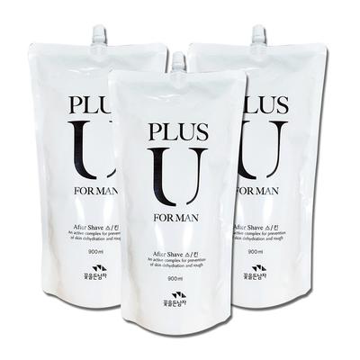 Plus You Herren Haut Nachfüllung 900ml Kosmetik Großpackung für Gewerbliche Nutzung, 3 Stück