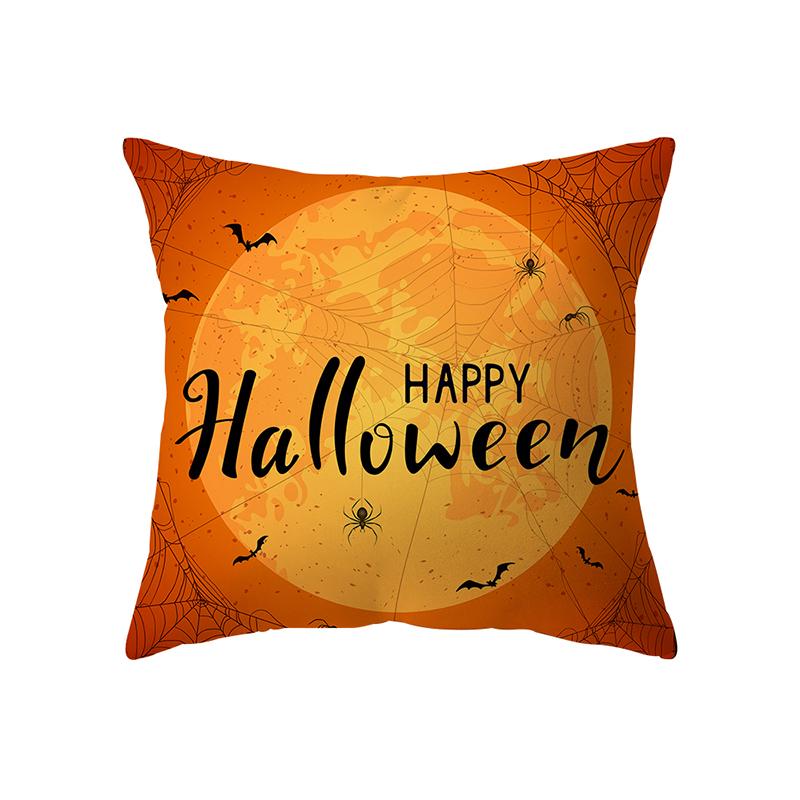 Alphabet Halloween Theme Pillow Cover Sofa Cushion  Holiday Gift Party Decoration Home Decor