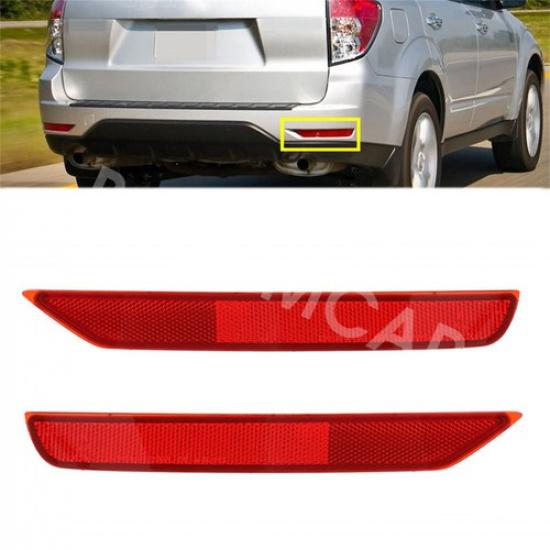 2Pcs Car Rear Bumper Reflector Trim 84281SC010 Fit For 2009-2018 Subaru Forester