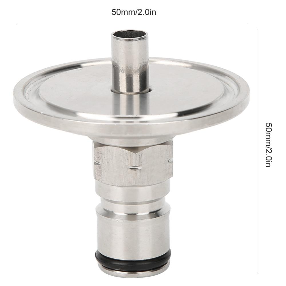 1.5in Tri Clamp Adapter 1/2 NPT Female Ball Connector Professional Sanitary Fitting  Home Brew