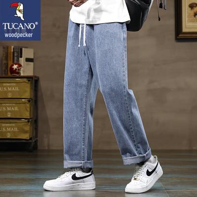 Men's American Retro Loose Straight Jeans