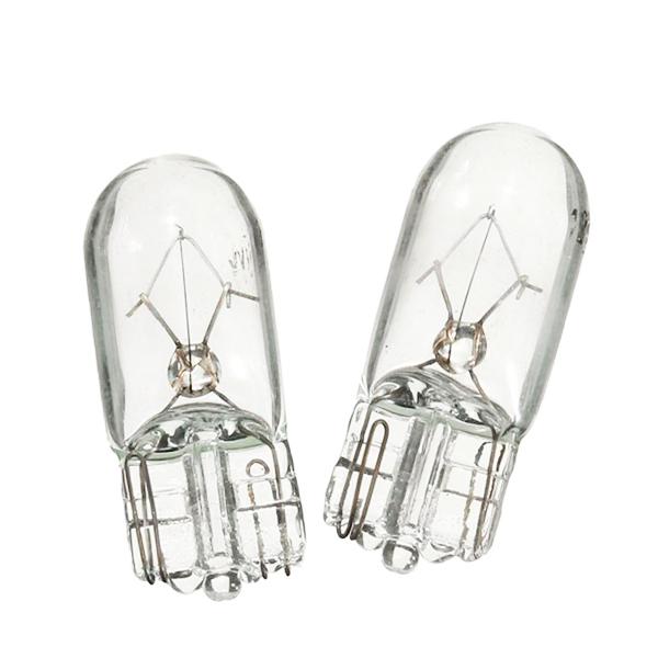 2Pcs 12V 5W T10 501 W5W Car Side Wedges Light Instrument Lamp Dashboard Halogen Bulbs Blue Clear Red Amber Green Violet