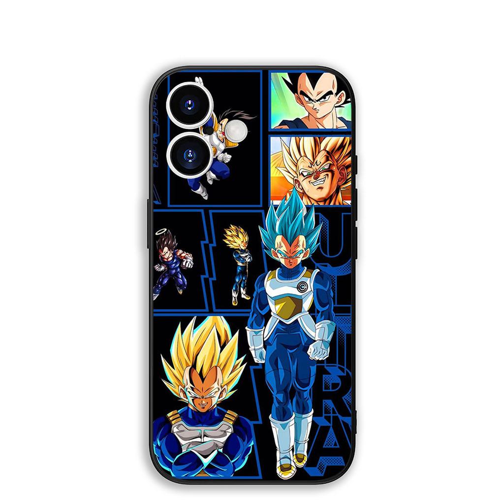 Cover for Samsung Galaxy S25 S24 S23 Fe Ultra Plus S7 Edge A05 A06 A16 A15 A35 Phone Case Super Vegeta Dragons Gokus Balls Z