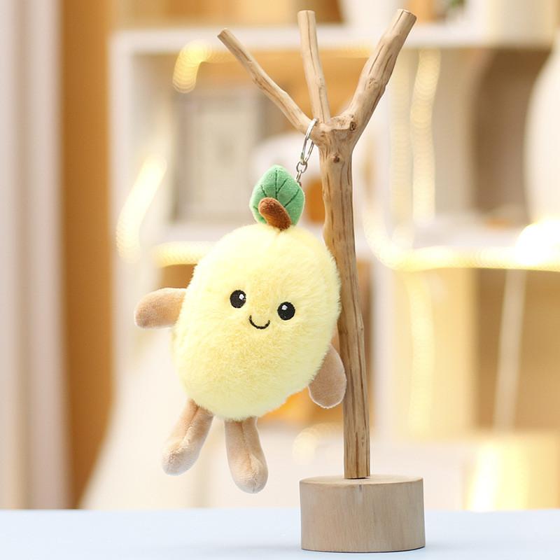 Fruit Plush Toy Banana Cartoon Soft Short Pile For Kids Gift Collection
