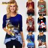 Women's Fashion Casual Long Sleeve O-Neck Blouses & Shirts