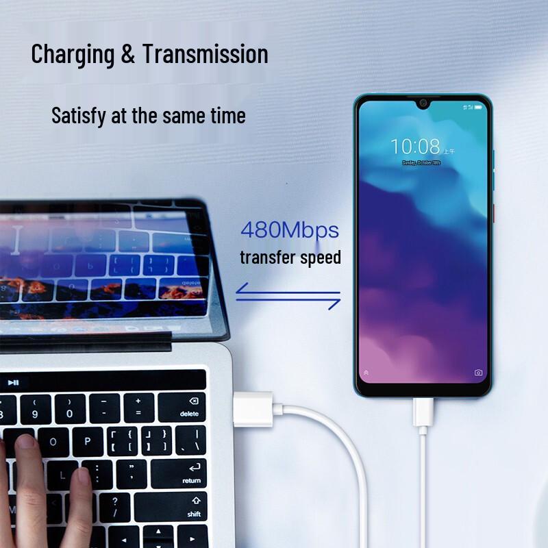 Universal 10W Android USB Wall Charger with Cable