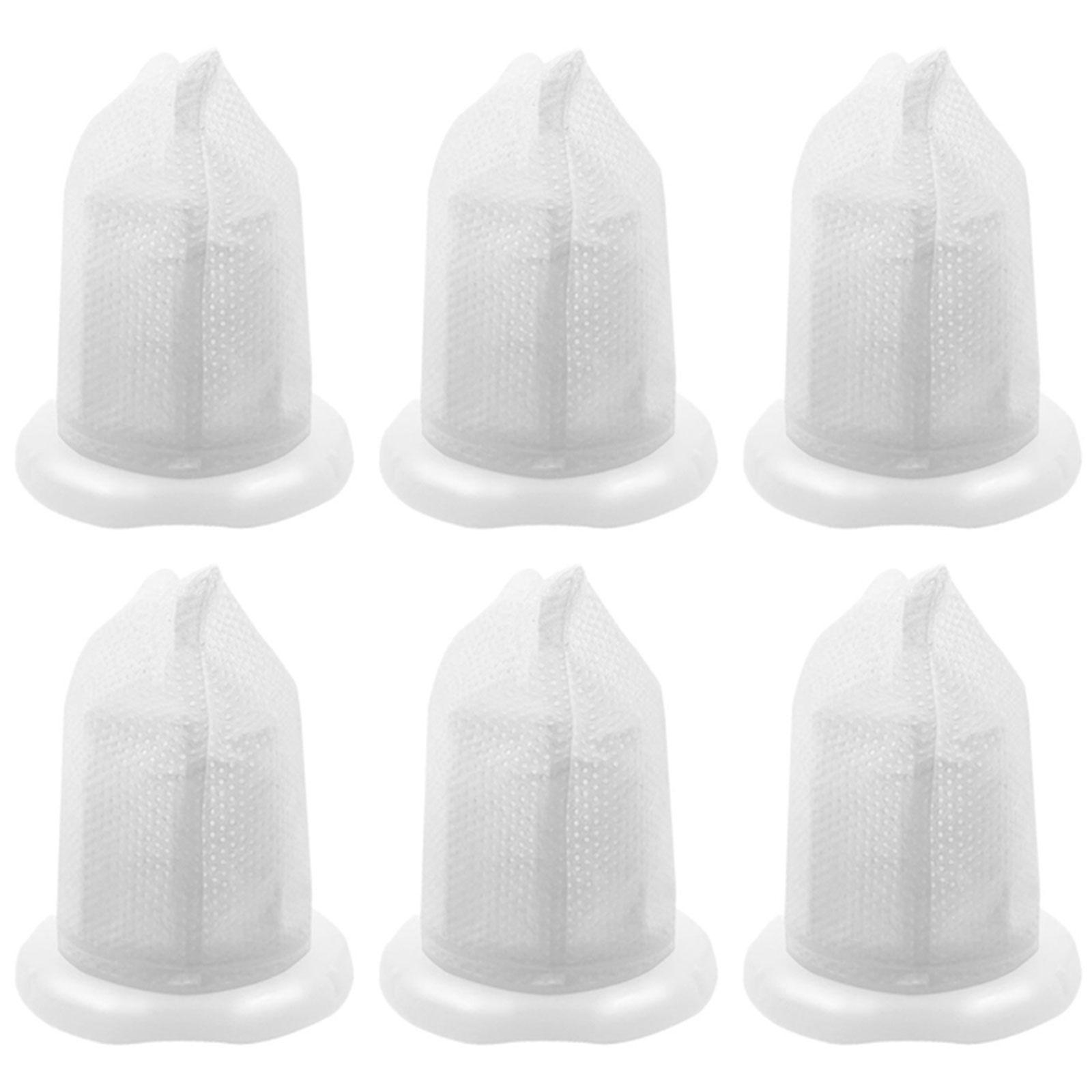 

6 Pieces Plastic Vacuum Cleaner Filter Replacement Part Vacuum Filter Plastic Material Spare Part for VORWERK VC100