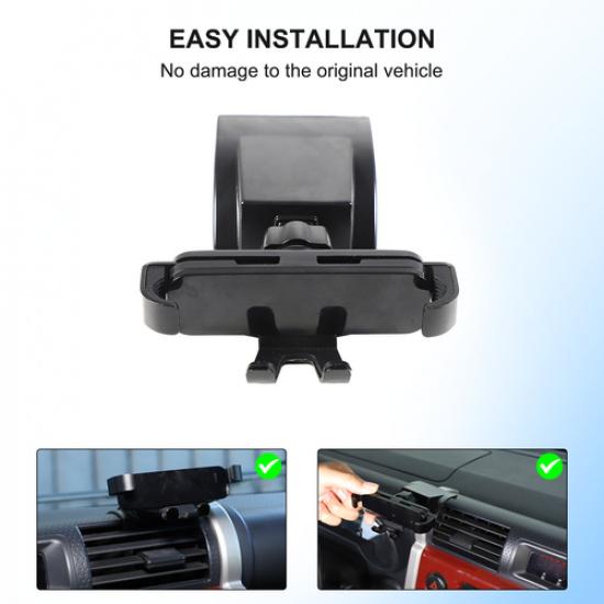 Car Air Vent Mount Clip Cell Phone Holder for Toyota FJ Cruiser 2007-2017