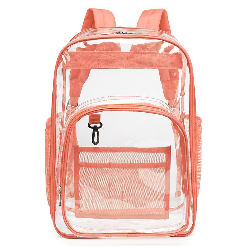 Eco-Friendly Transparent PVC Waterproof Ita Backpack for Students