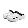 Couple Contrasting EVA Hole Shoes Fashionable and Simple Casual Outdoor Thick Sole Non-slip and Wear-resistant