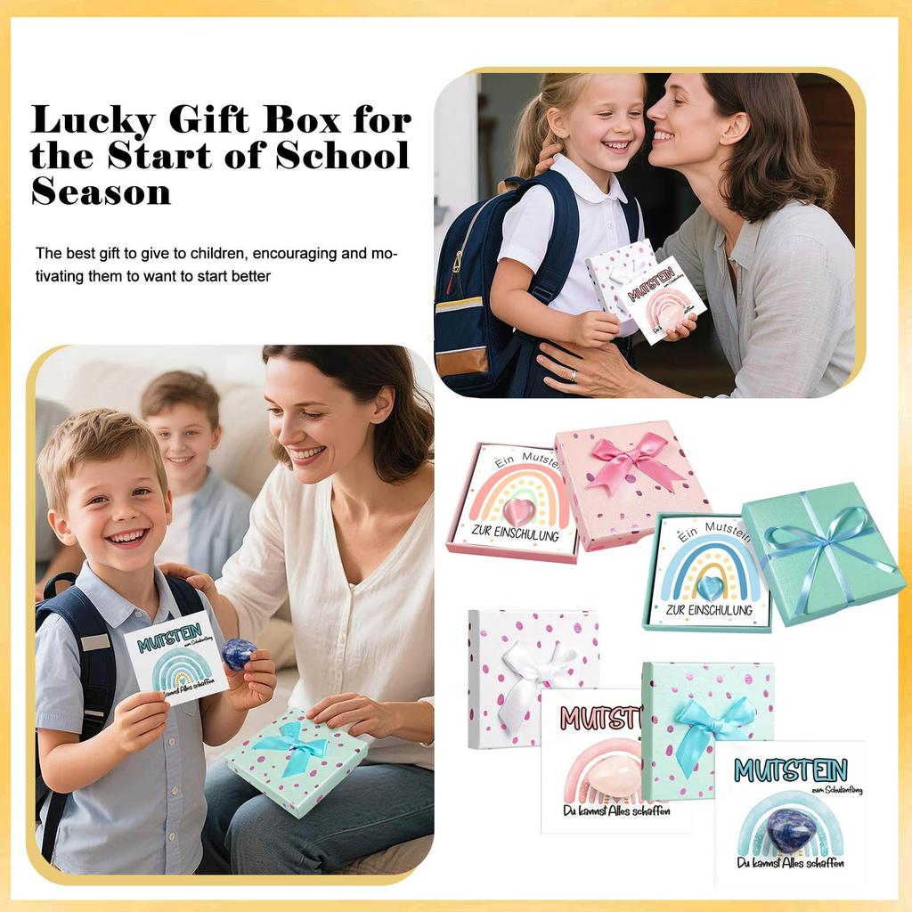 Children First Day Of School,Charm First Day Of School, School Filling, First Day Of School Gift For Boys,Stones First Day Of School Gifts,