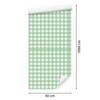 Wallpaper Fabric Pattern Mint, White and Light Gray 50x1000