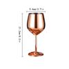 Metal Champagne Cup Stainless Steel Red Wine Goblet European Style Bar Cocktail Cup