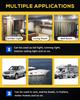 Alopee BA15D LED White Replacement for 1142 RV Interior Camper Boat Trailer Navigation 18SMD 5050 Chip of Bulb, Non-Polar 6500K, 12V/24V DC/AC 1004,