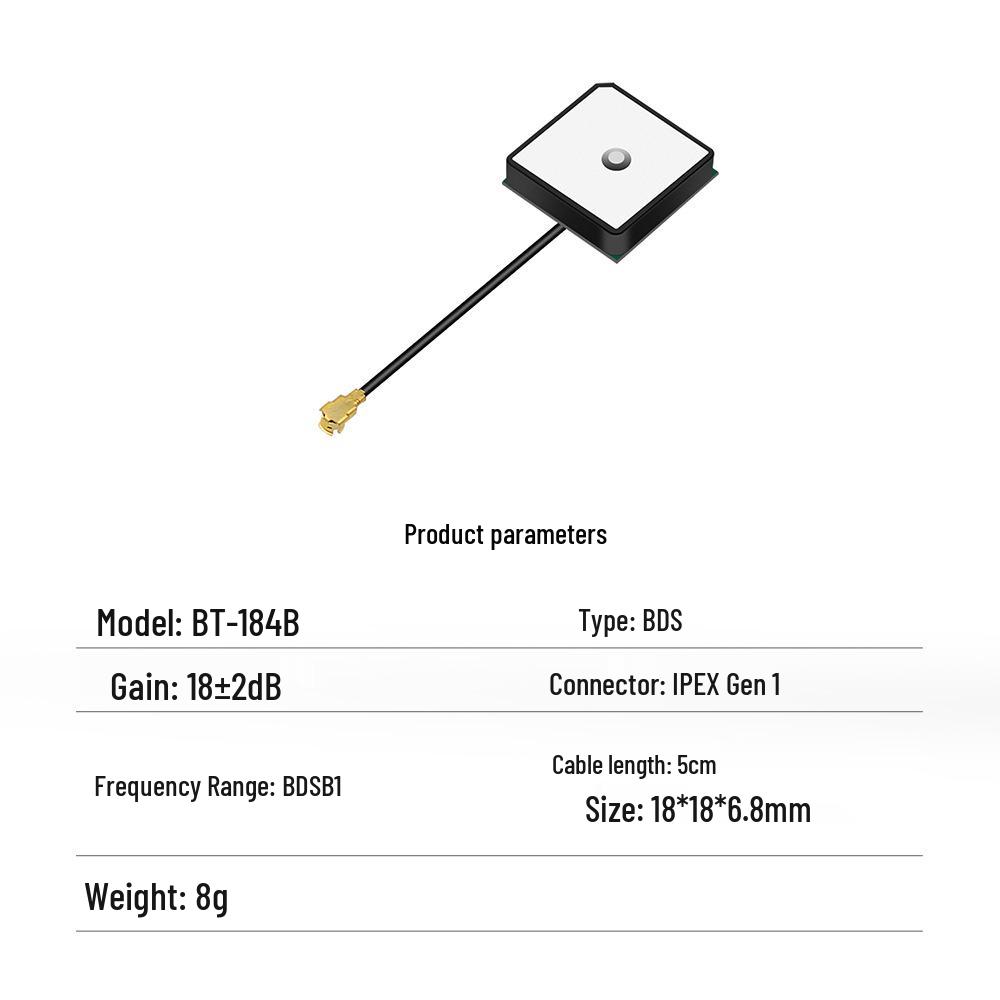 North Sky BT-580 High Gain Ceramic Antenna with Built-in Active GNSS for BeiDou & GLONASS.