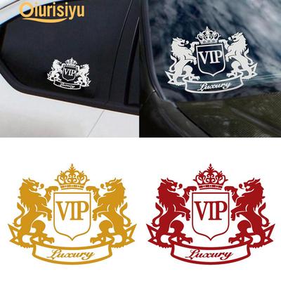 Dvojitá lví koruna VIP dopisní auto reflexní nálepka