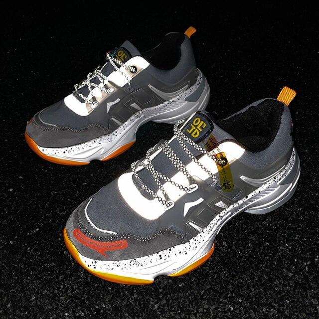 Men 'S Sneakers  Fashion Casual Shoes Man Comfortable Breathable Flats Hommes Platform Chaussure Hommes Reflective Dad Shoes