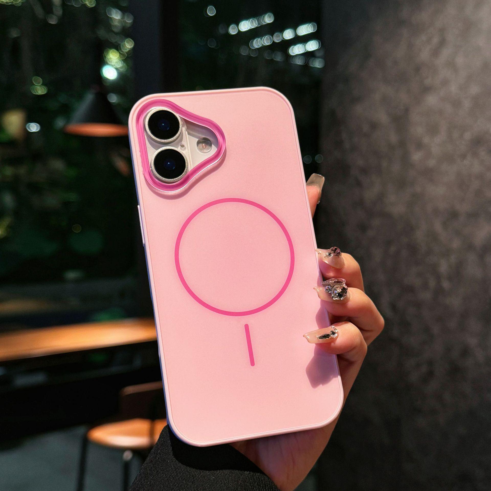 

AG Frosted Crystal Frame Magnetic Case for iPhone 17 Pro Max - Anti-Drop, Slim Fit iPhone 17 PRO MAX