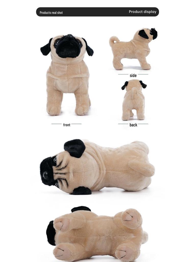 Adorable Pug Plush Toy Doll – Perfect Children's Birthday Gift