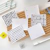 3sheets Letter Number Stickers,Month  Week Weather Sign Labels,Journal Diary Collage Decoration Index Stickers