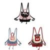 Classic Vintage Plaid Backpack For Students With Pu Material And Adjustable Shoulder Straps