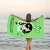1pc The Powerpuff Girls3 Beach Towel with Custom Name, Beach/Swimming/Bath/Picnic/Camping Towel, Suitable for Seaside Beaches