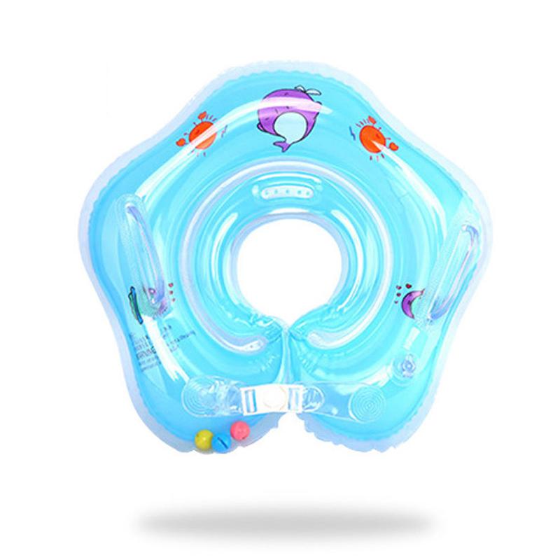 Baby Newborn Pool Floats Inflatable Floats Ring Adjustable with Side Handle